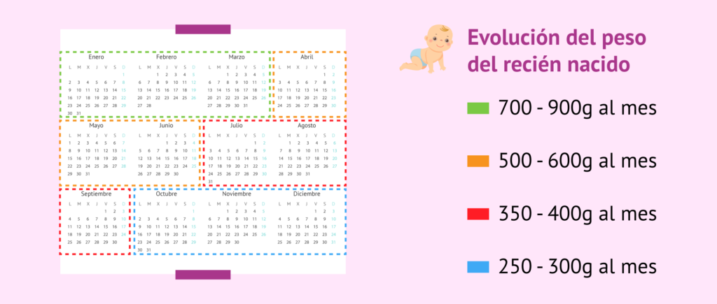 Peso normal de bebé de 2 meses: guía completa » Jardín Infantil